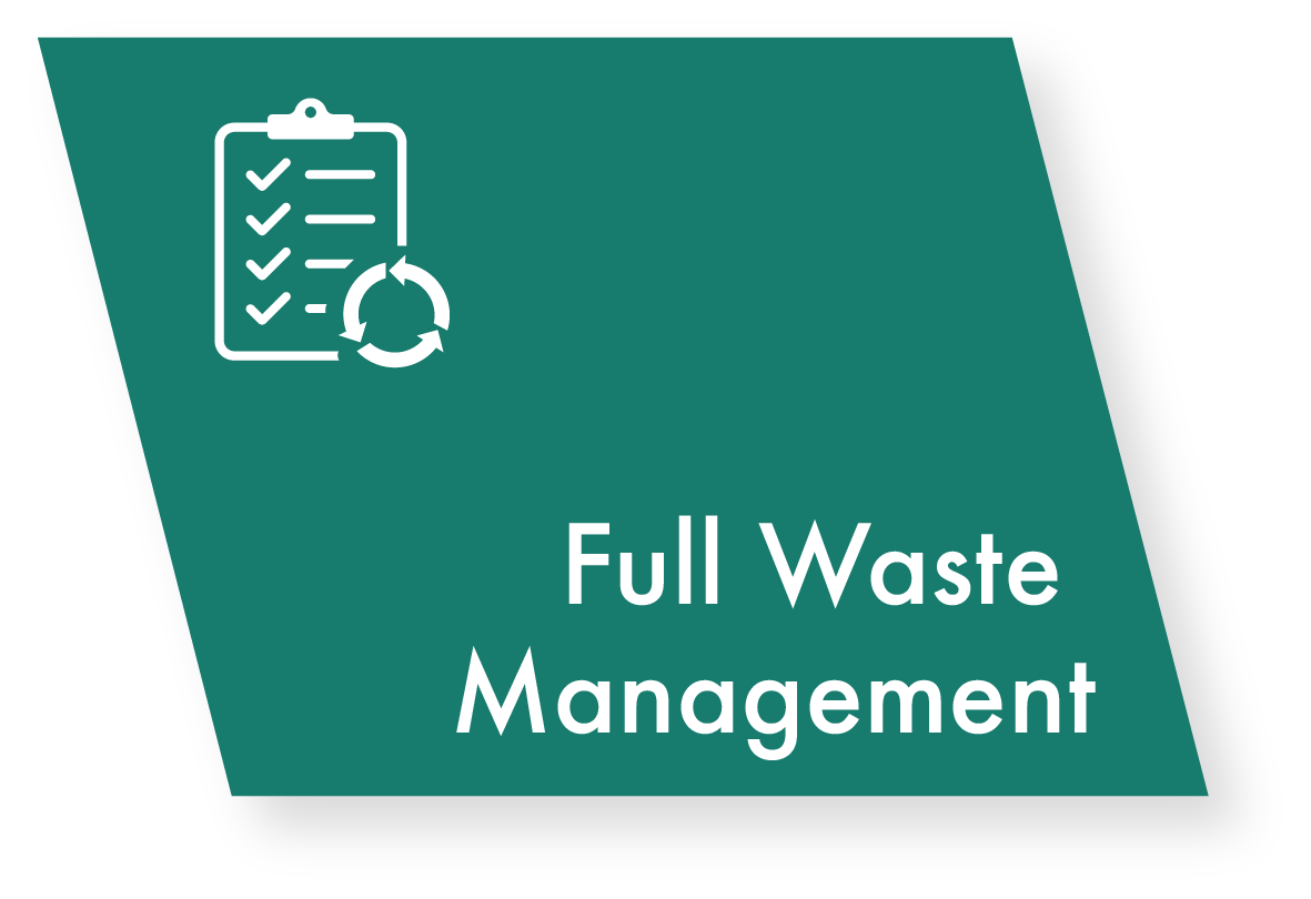 Full Waste Management Slanted Button